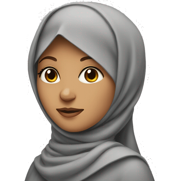 a woman with a butterfly and a hijab
 emoji