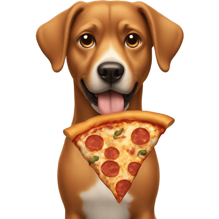 Dog pizza emoji