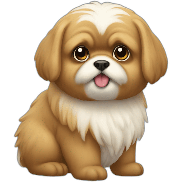 Pekinois croisé emoji