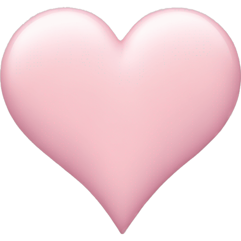 Pastel pink heart emoji