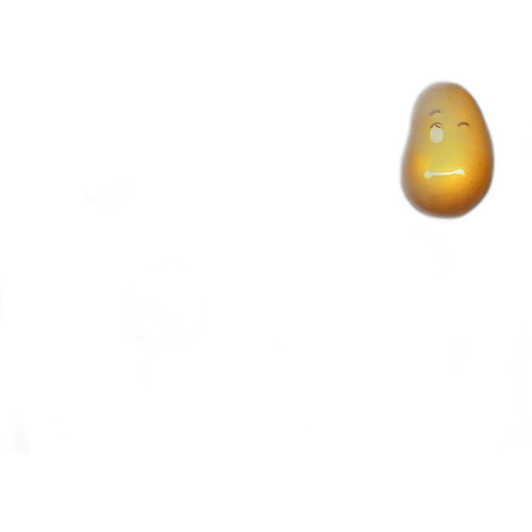 Potato and lamps emoji