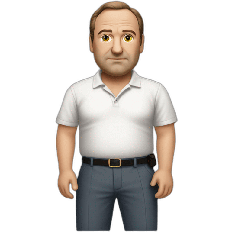 Tony soprano with polo tshirt emoji