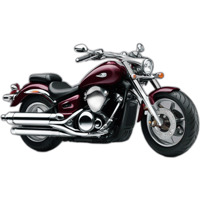 Yamaha xvs 1100 Dragstar bordeaux emoji