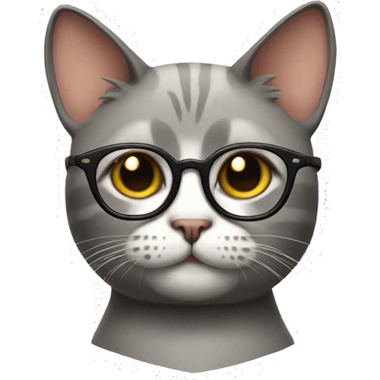 cat with glasses emoji