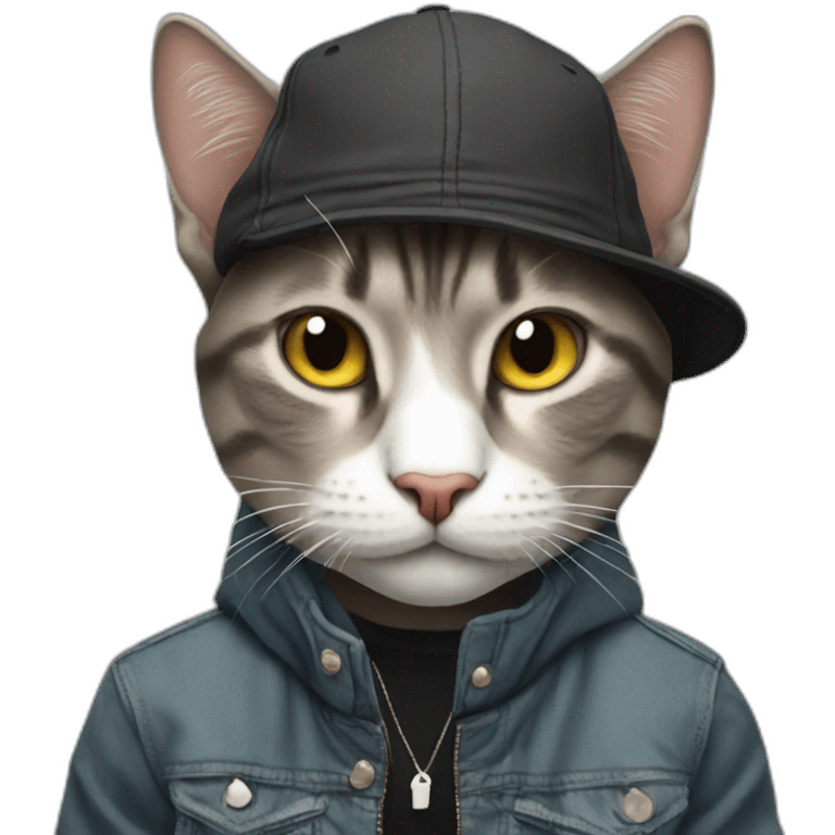 hiphop cat emoji