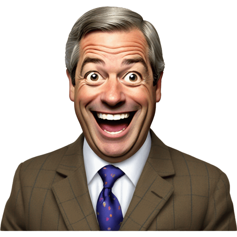 Laughing Nigel farage  emoji