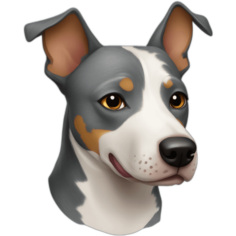 Australian Cattle Dog Pit bull mix emoji