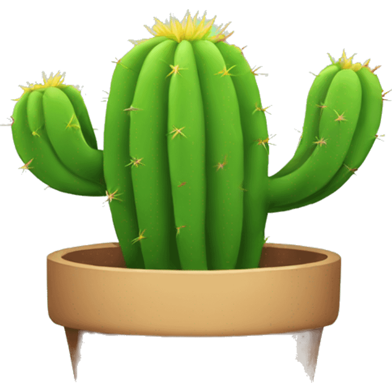 Colorful cactus  emoji