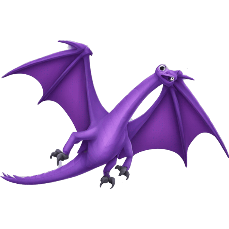 Purple Pterodactyl  emoji