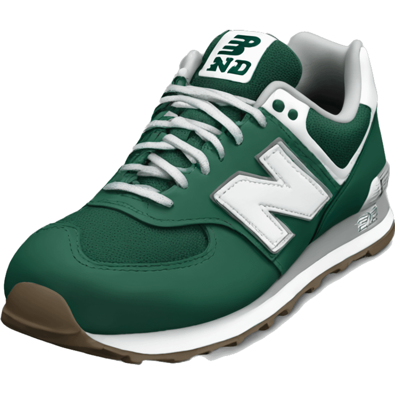 Dark green and white New Balance Shoe emoji