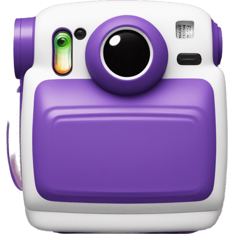 Purple INSTAX MINI 12 +  made fitness photo   emoji