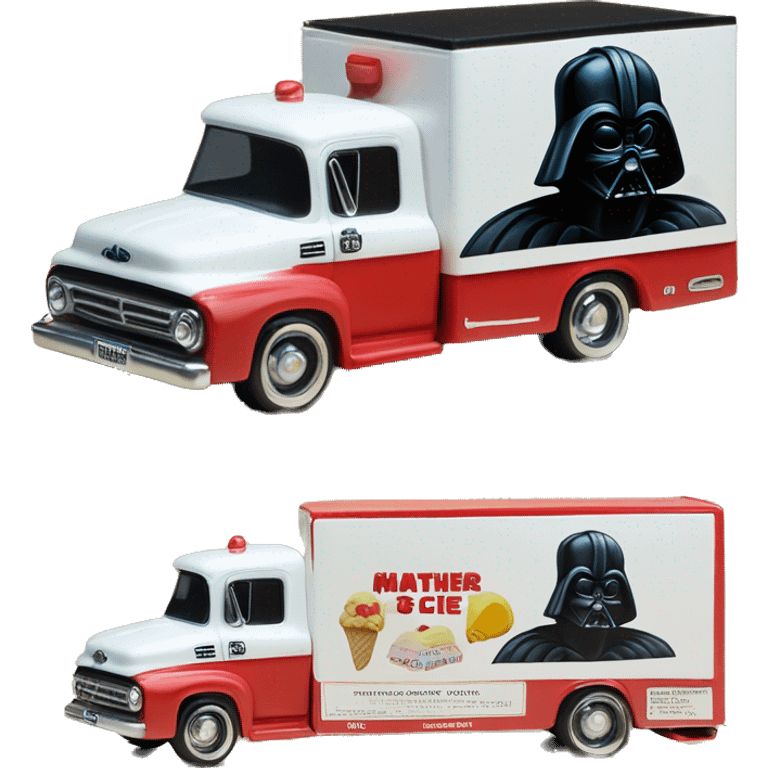 Darth Vader’s Matchbox ice cream delivery truck 1956 ford emoji