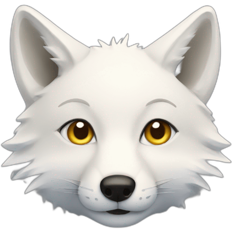 Snow fox emoji