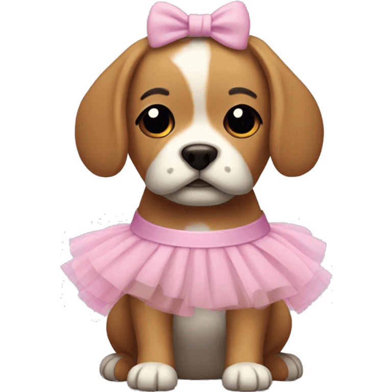 dog in a tutu emoji