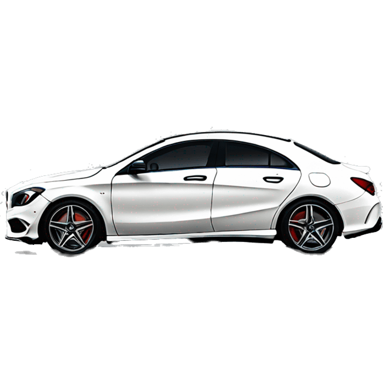 Mercedes CLA blanco emoji