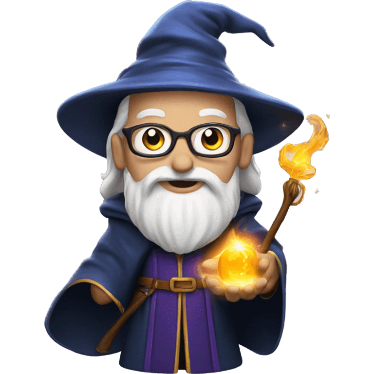 wizard casting magic emoji