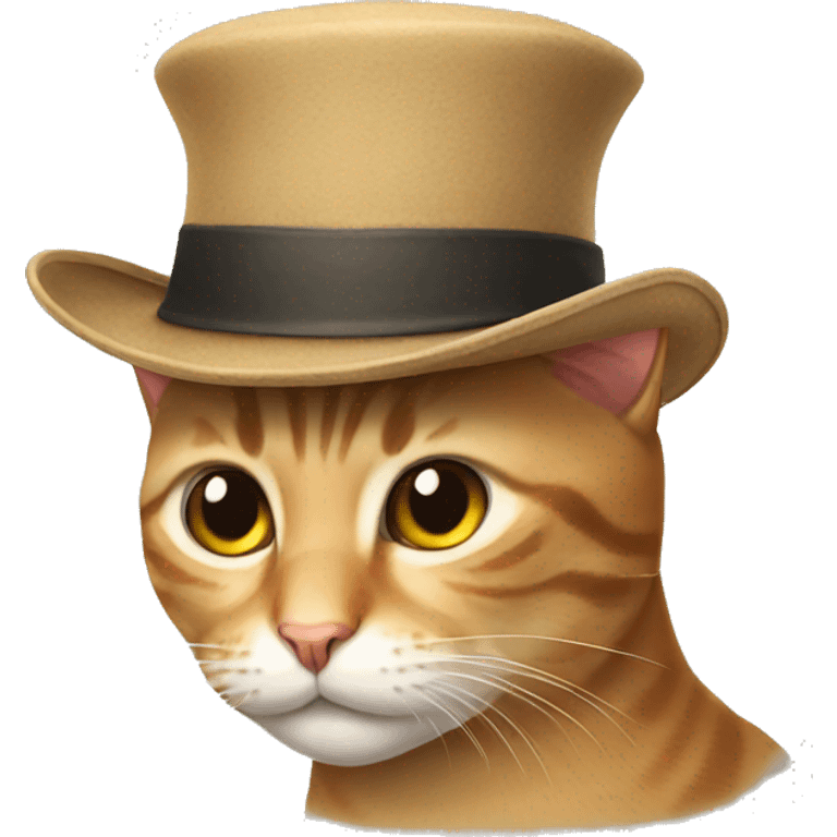 Cat with a hat emoji