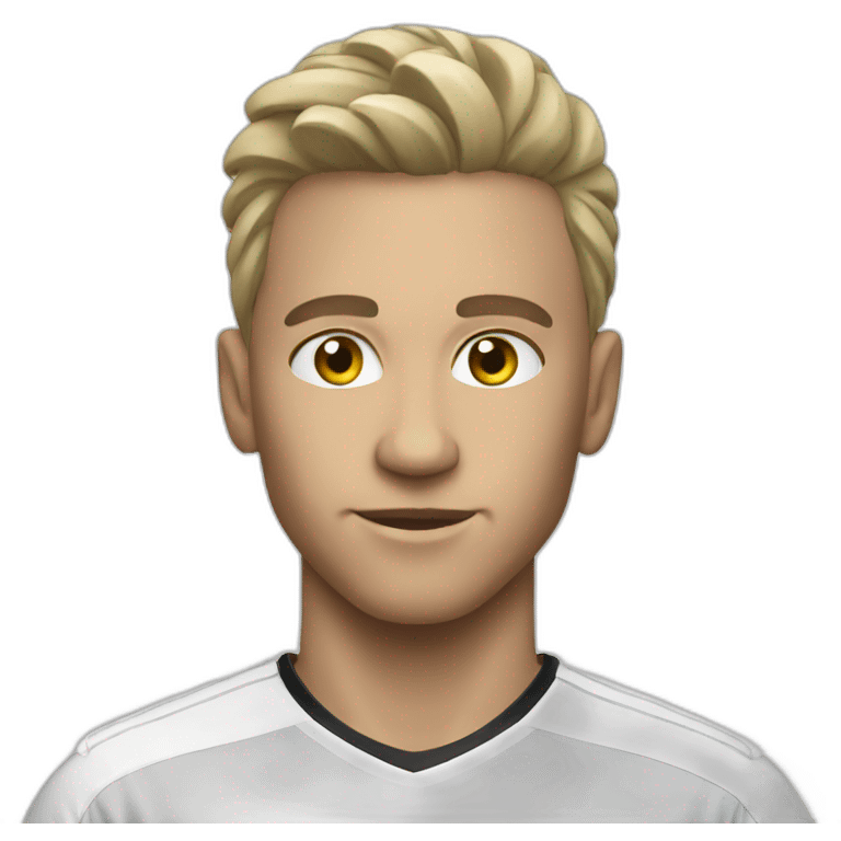 white soccer player emoji