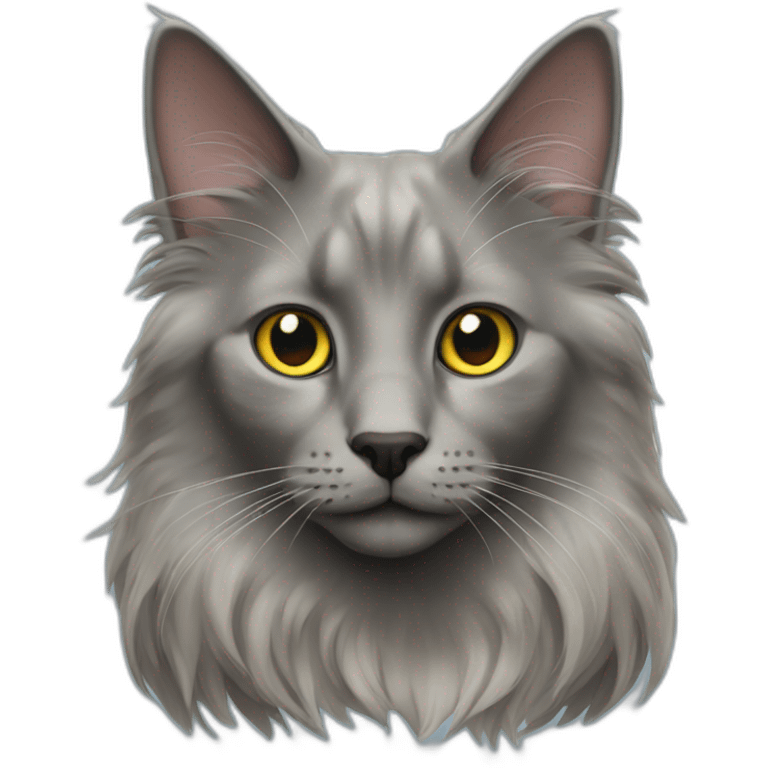 Nebelung cat emoji