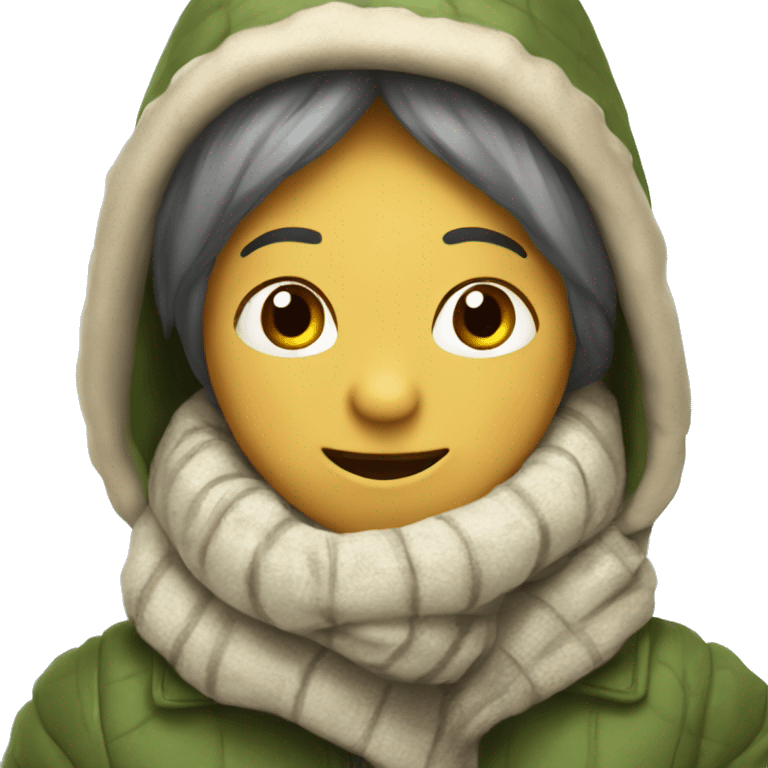 lezard in winter clothes animated emoji