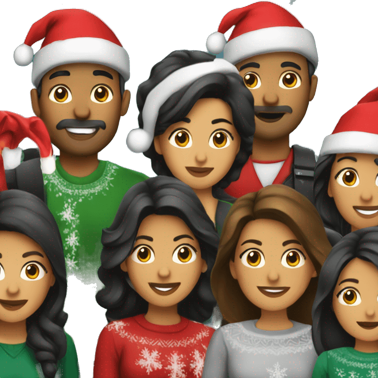 Hispanic Christmas party in Canada  emoji