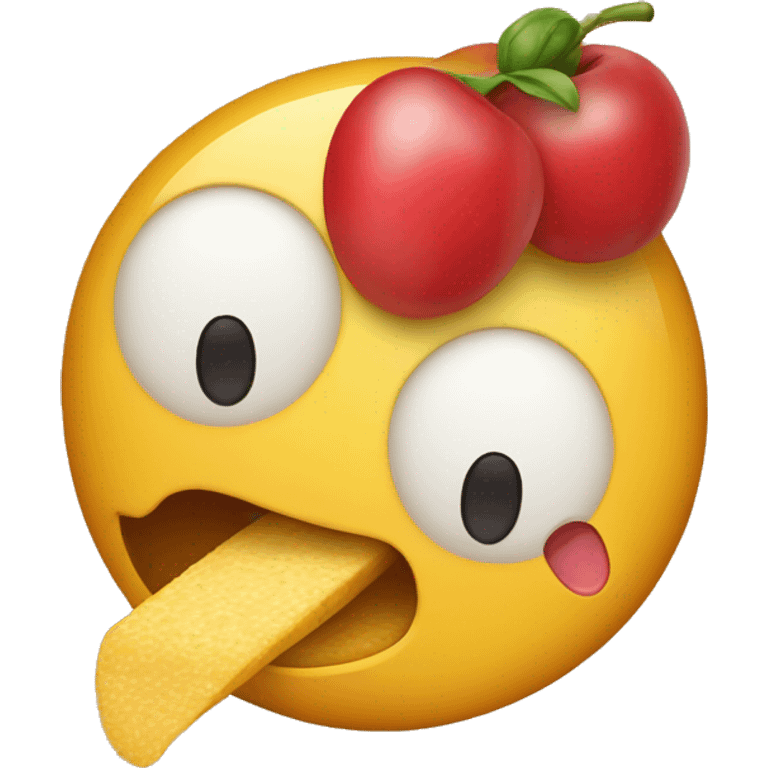 Emoji of the letter 'G' that demonstrates deliciousness with a tongue emoji