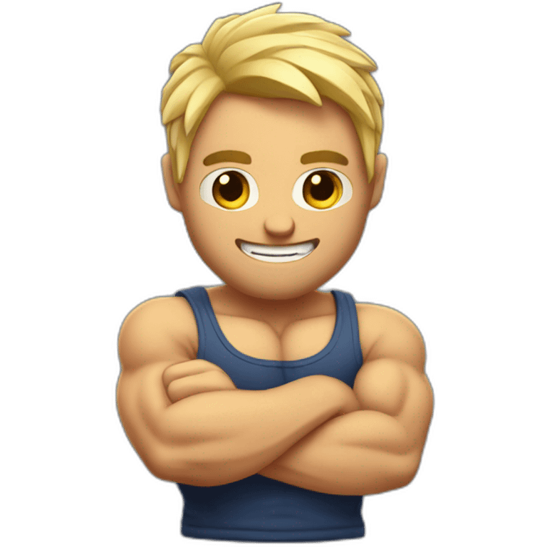 Gros biceps en fer emoji