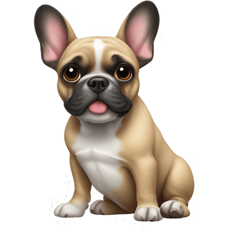 French bulldog  emoji