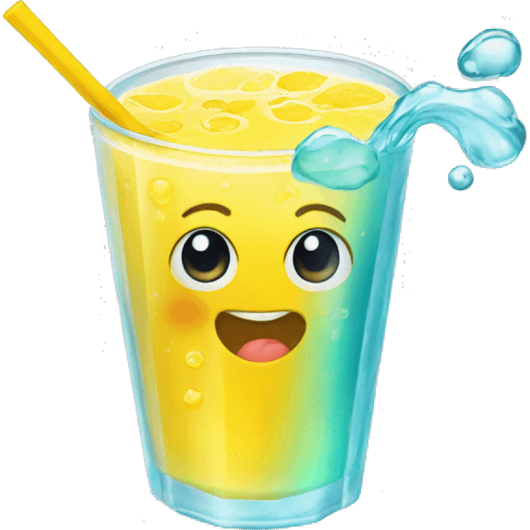 Yellow watery drink emoji