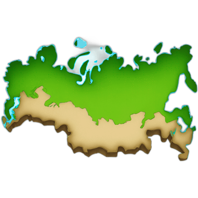 russia map emoji