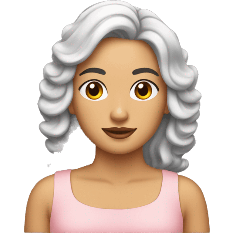 Mujer pastelera morena emoji