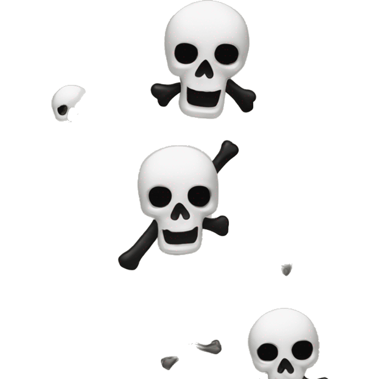 skull and crossbones party emoji