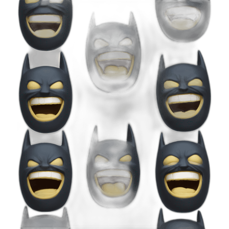 Batman laughing emoji