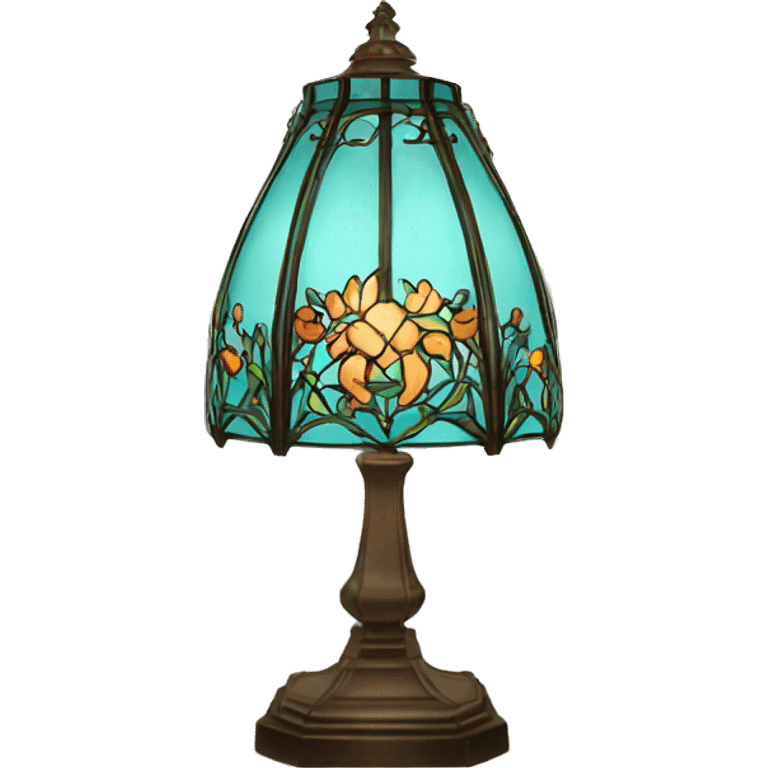 Tiffany lamp emoji