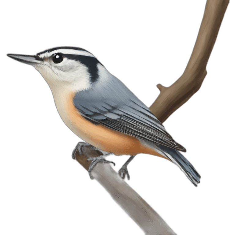 White breasted nuthatch emoji