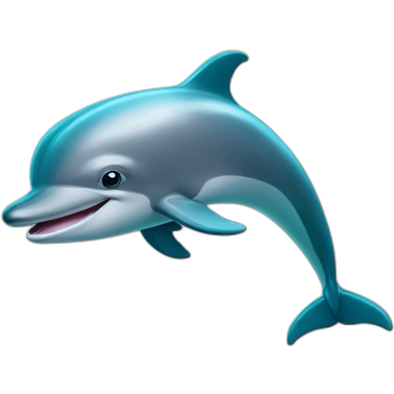 smiling-dolphin emoji