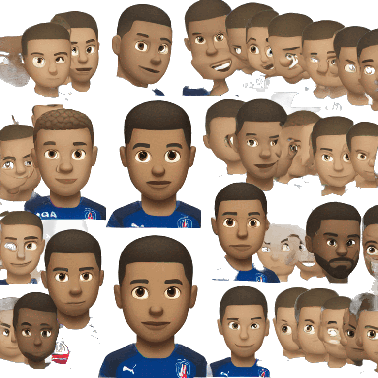 Mbappé jouant à FC 23 emoji