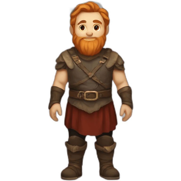 Male dwarf full body emoji