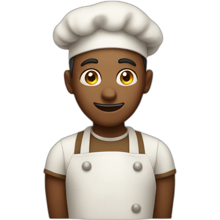 SUprised baker emoji