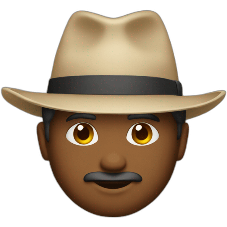 Man with hat emoji