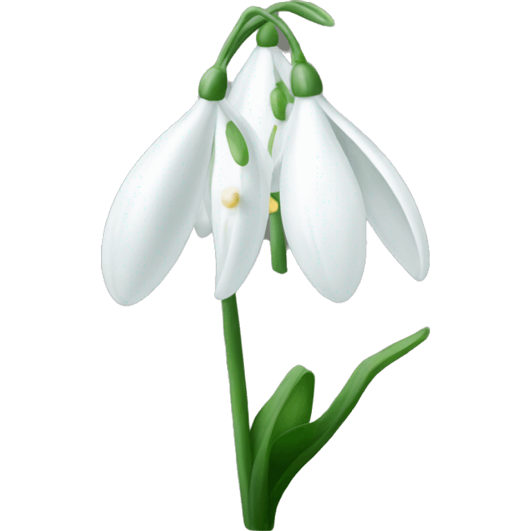 snowdrop emoji