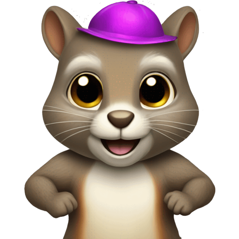 Disco squirrel emoji