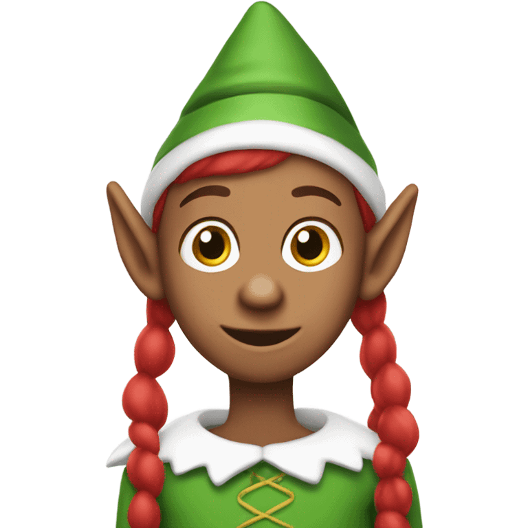 Elf on the Shelf red  emoji