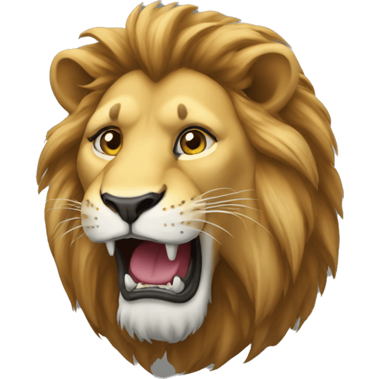 lion qui pleure emoji