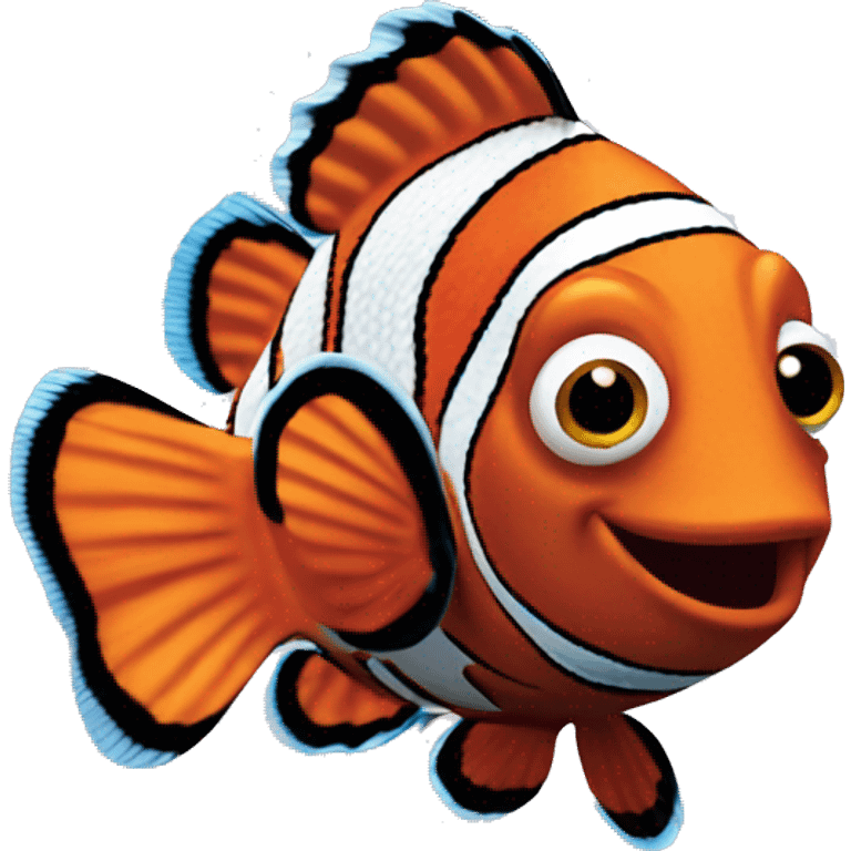 Finding Nemo clownfish  emoji