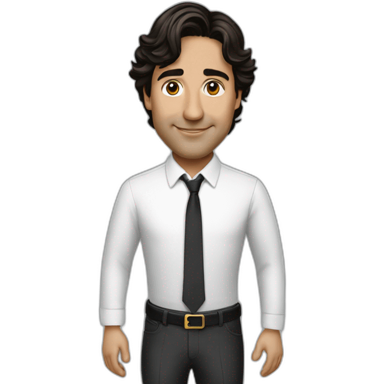 justin trudeau black emoji