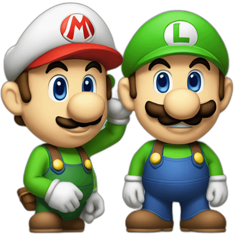 Mario and Luigi emoji