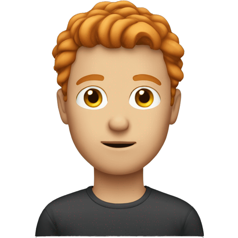 man with computer ginger hair emoji