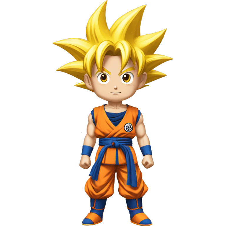 Goku comindo emoji