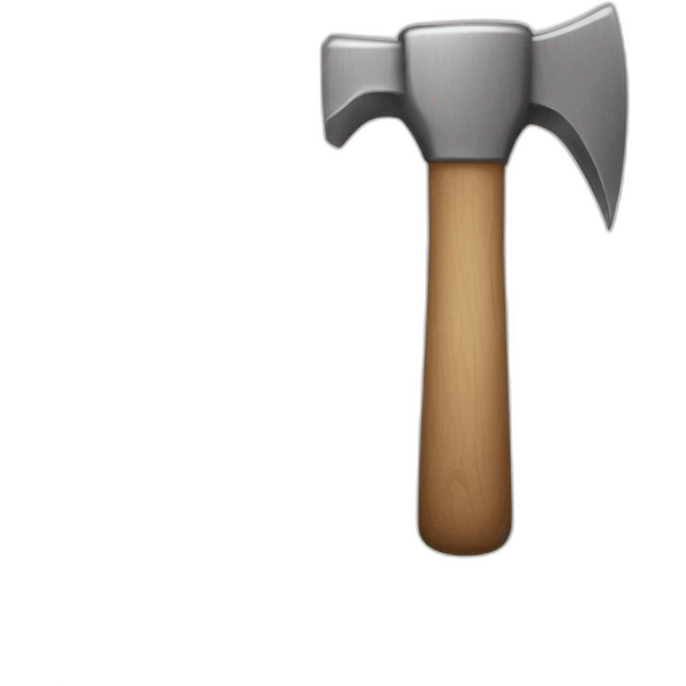 hand holding a hammer emoji